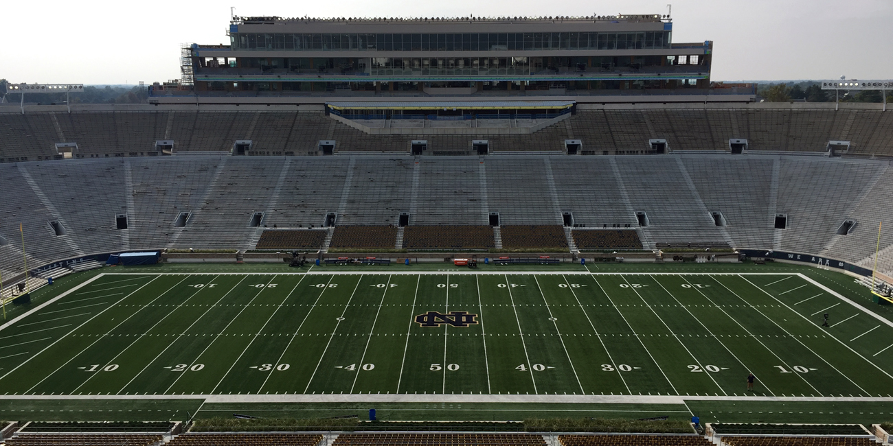 Bronco Football at Notre Dame Set for Sept. 19